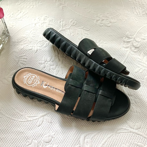 NEW Jeffrey Campbell Leather Rochelle Slide Sandal NWOB - Picture 15 of 15